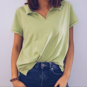 collared polo top - vintage